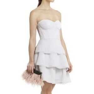 BCBG Mini Strapless Cowgirl Dress